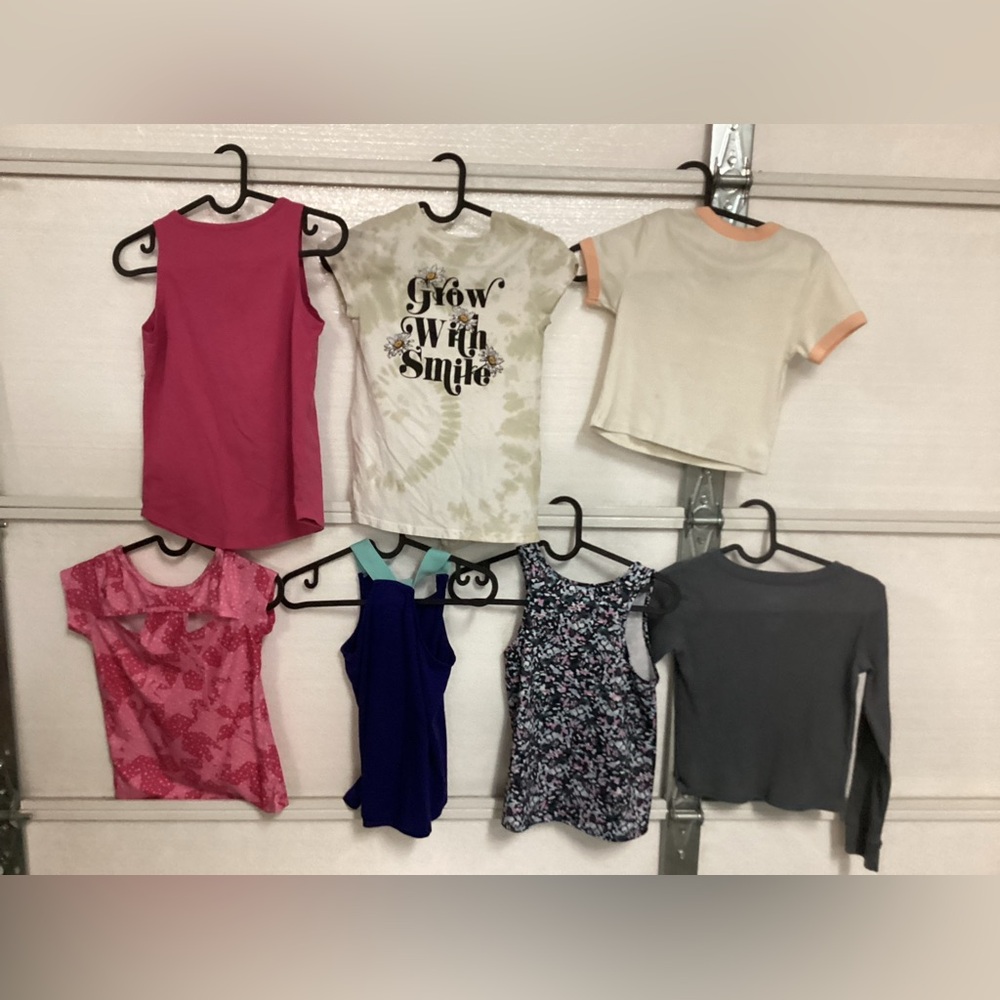 Five girls shirts, size7/8